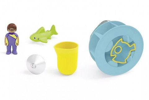 Set cu figurina Junior Aqua 71688 Moară de apă cu un mic rechinIVET.RO - Reduceri de până la -80%