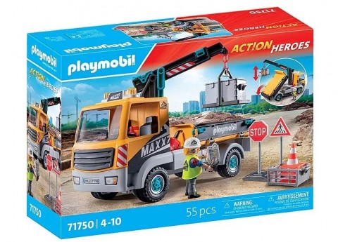 Set cu figurine Action Heroes 71750 Camion de construcții cu macaraIVET.RO - Reduceri de până la -80%