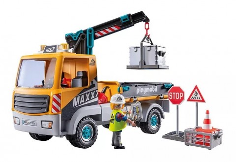 Set cu figurine Action Heroes 71750 Camion de construcții cu macaraIVET.RO - Reduceri de până la -80%