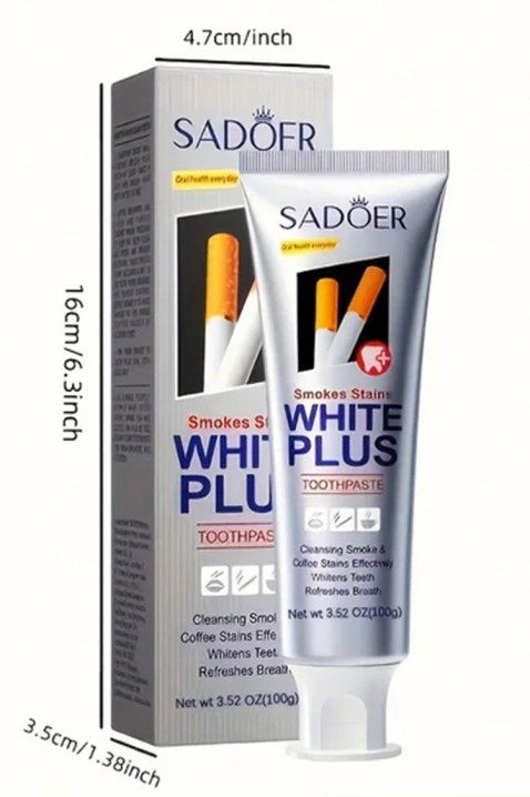 Pastă de albire SADOER White PlusIVET.RO - Reduceri de până la -80%