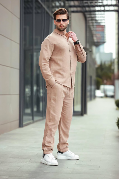 Set bărbați ROLDO BEIGE, Culoare: bej, IVET.RO - Reduceri de până la -80%