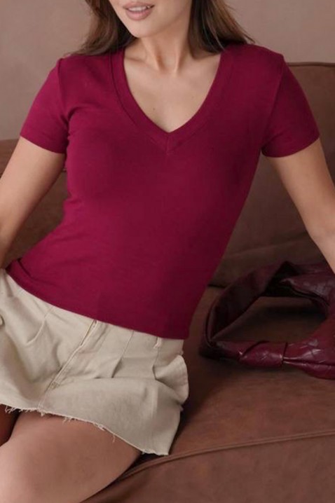 Tricou BAVAMA BORDO, Culoare: bordo, IVET.RO - Reduceri de până la -80%