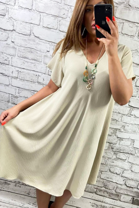 Rochie VOLALA ECRU, Culoare: ecru, IVET.RO - Reduceri de până la -80%