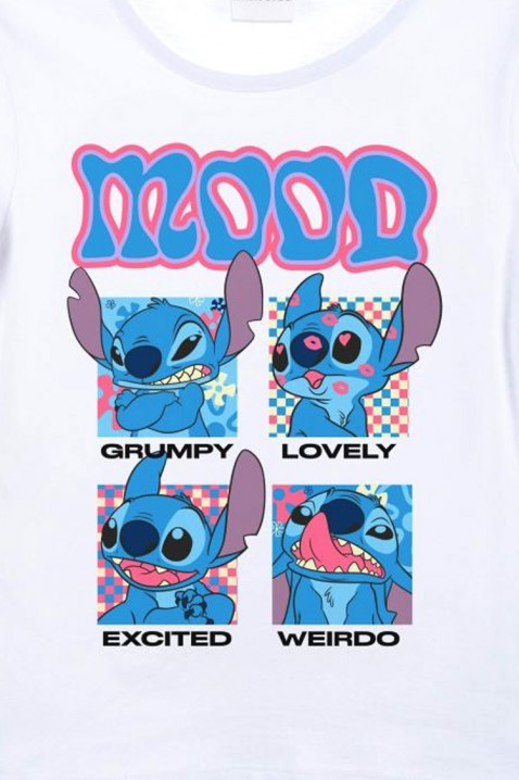 Tricou MOODS, Culoare: alb, IVET.RO - Reduceri de până la -80%