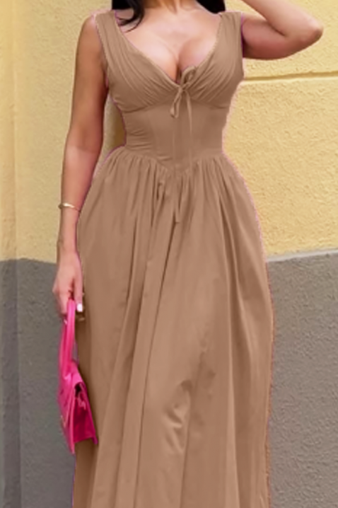 Rochie TAGIZA BEIGE, Culoare: bej, IVET.RO - Reduceri de până la -80%