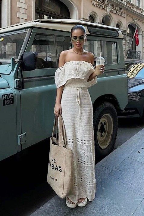 Rochie NOVAFAME ECRU, Culoare: ecru, IVET.RO - Reduceri de până la -80%