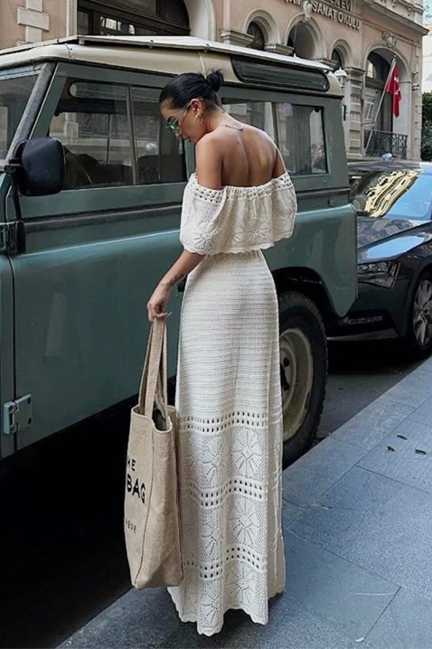 Rochie NOVAFAME ECRU, Culoare: ecru, IVET.RO - Reduceri de până la -80%