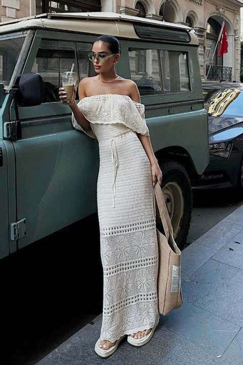 Rochie NOVAFAME ECRU, Culoare: ecru, IVET.RO - Reduceri de până la -80%