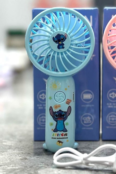 Ventilator portabil WINDYSTICH, Culoare: albastru, IVET.RO - Reduceri de până la -80%