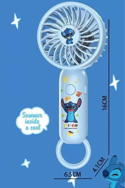 Ventilator portabil WINDYSTICH, Culoare: albastru, IVET.RO - Reduceri de până la -80%