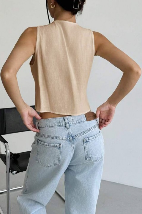 Top BADIE BEIGE, Culoare: bej, IVET.RO - Reduceri de până la -80%