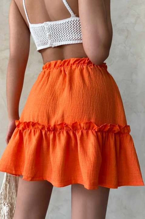 Fustă ZERVELZA ORANGE, Culoare: portocaliu, IVET.RO - Reduceri de până la -80%