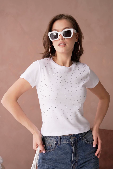 Tricou RAVIKA WHITE, Culoare: alb, IVET.RO - Reduceri de până la -80%