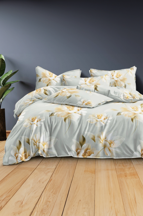 Lenjerie de pat KORFINA 180x200 cm bumbac 4 piese, Culoare: multicolor, IVET.RO - Reduceri de până la -80%