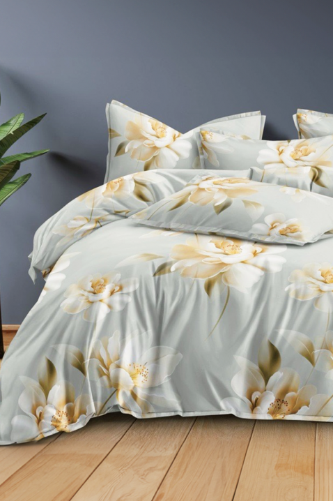 Lenjerie de pat KORFINA 180x200 cm bumbac 4 piese, Culoare: multicolor, IVET.RO - Reduceri de până la -80%