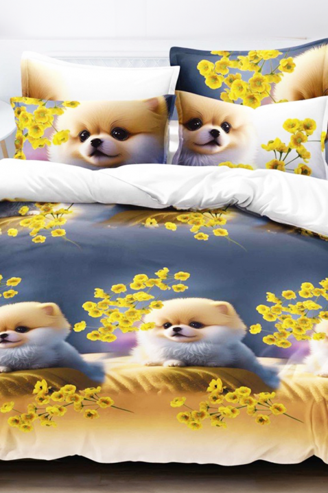 Lenjerie de pat ERFOLVA 140x200 cm памук - 4 piese, Culoare: multicolor, IVET.RO - Reduceri de până la -80%