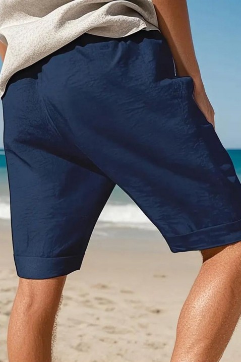Pantaloni scurți pentru bărbați KROMO NAVY, Culoare: bleumarin, IVET.RO - Reduceri de până la -80%