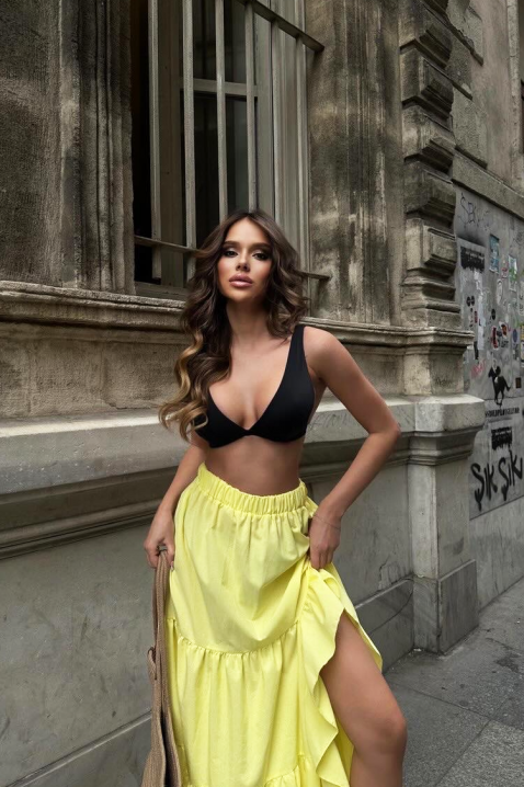 Fustă EVEZRA YELLOW, Culoare: galben, IVET.RO - Reduceri de până la -80%