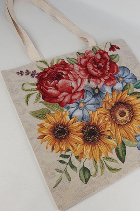 Geantă de dama SUNFLOWERITA, Culoare: bej, IVET.RO - Reduceri de până la -80%