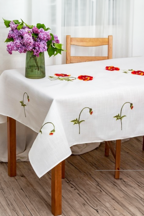 Față de masă PRONELGA 100x100 cm, Culoare: alb, IVET.RO - Reduceri de până la -80%