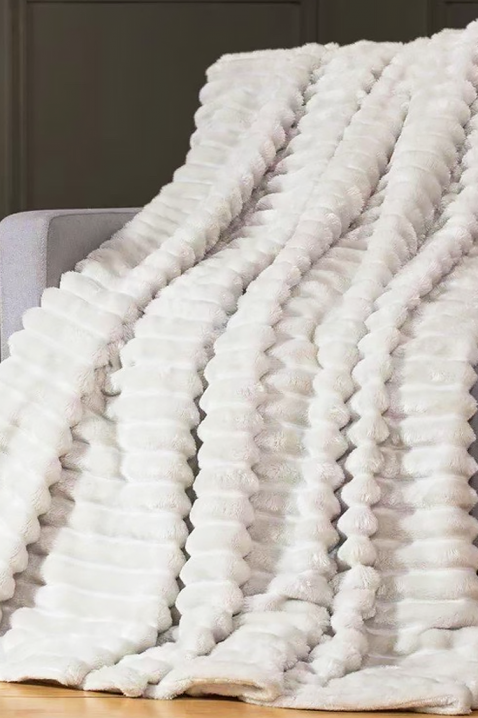 Pătură DIMFELDA WHITE 200x220 cm, Culoare: alb, IVET.RO - Reduceri de până la -80%