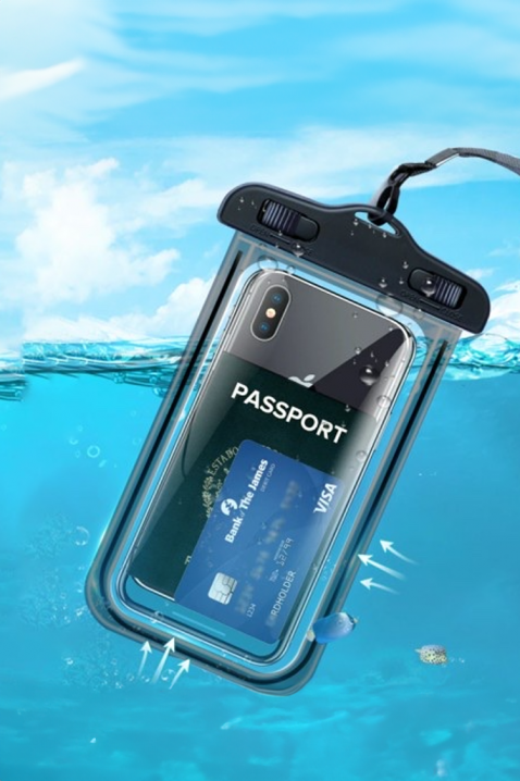 Carcasa impermeabilă pentru telefon mobil ZISY BLACK, Culoare: negru, IVET.RO - Reduceri de până la -80%