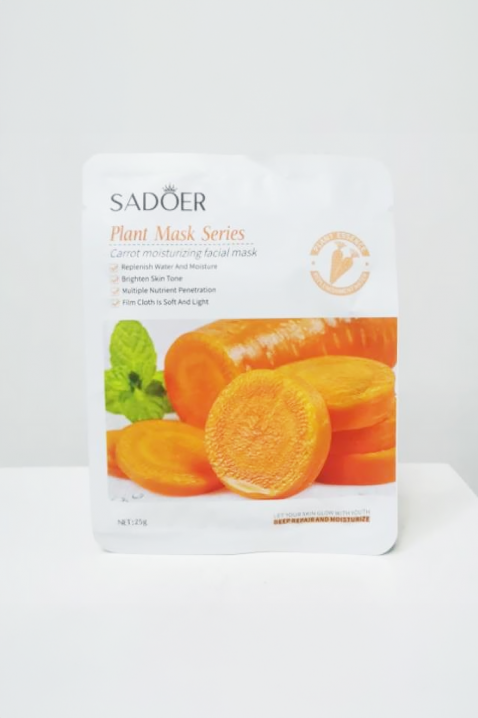 Mască de față SADOER Plant Facial Mask CARROTIVET.RO - Reduceri de până la -80%
