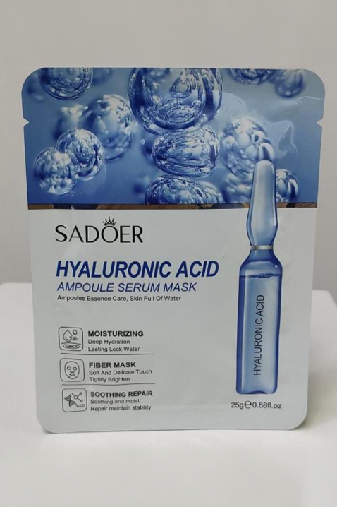 Mască de față SADOER Serum Mask HIALURONIC ACIDIVET.RO - Reduceri de până la -80%