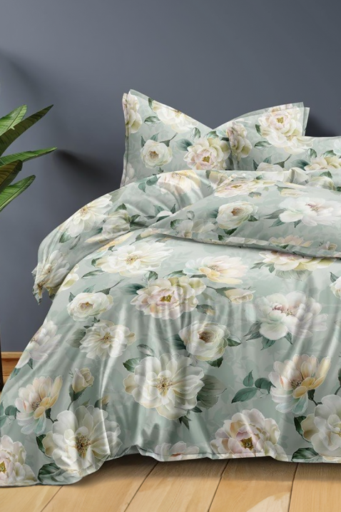 Lenjerie de pat MENTILGA 200x220 cm bumbac 4 piese, Culoare: multicolor, IVET.RO - Reduceri de până la -80%