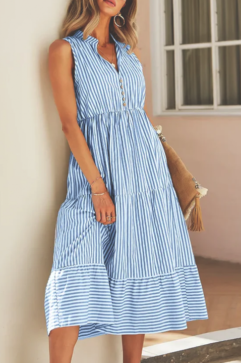 Rochie SIMERVA BLUE, Culoare: albastru, IVET.RO - Reduceri de până la -80%