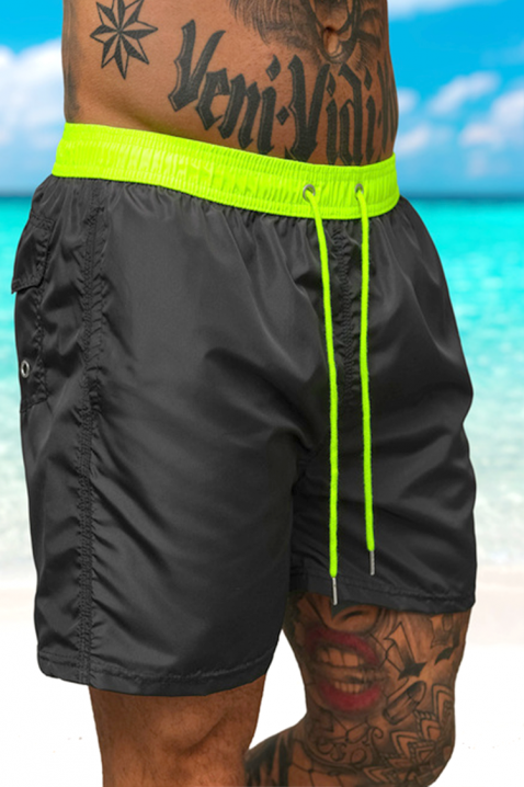 Pantaloni scurți de înot bărbați BENEZO NEON, Culoare: neon, IVET.RO - Reduceri de până la -80%