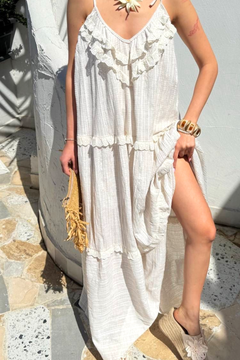Rochie MESMERALDA, Culoare: ecru, IVET.RO - Reduceri de până la -80%