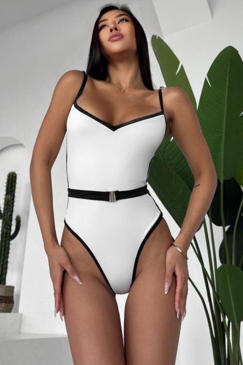 Costum de baie întreg GABROLFA WHITE, Culoare: alb, IVET.RO - Reduceri de până la -80%