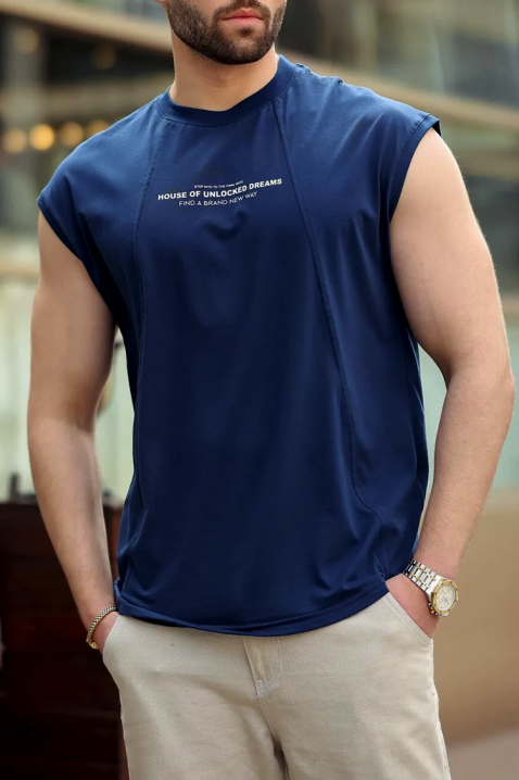 Tricou bărbați RELZAN NAVY, Culoare: bleumarin, IVET.RO - Reduceri de până la -80%