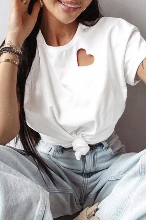 Tricou ENZIRVA WHITE, Culoare: alb, IVET.RO - Reduceri de până la -80%