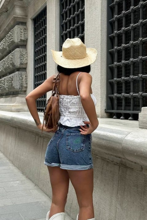 Pantaloni scurți BROXEGA, Culoare: albastru, IVET.RO - Reduceri de până la -80%