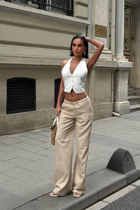 Pantaloni ALERGIYA BEIGE, Culoare: bej, IVET.RO - Reduceri de până la -80%