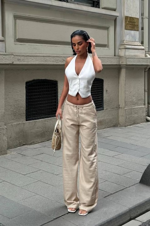 Pantaloni ALERGIYA BEIGE, Culoare: bej, IVET.RO - Reduceri de până la -80%