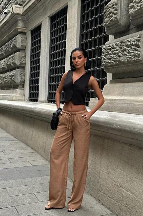 Pantaloni ALERGIYA BROWN, Culoare: maro, IVET.RO - Reduceri de până la -80%