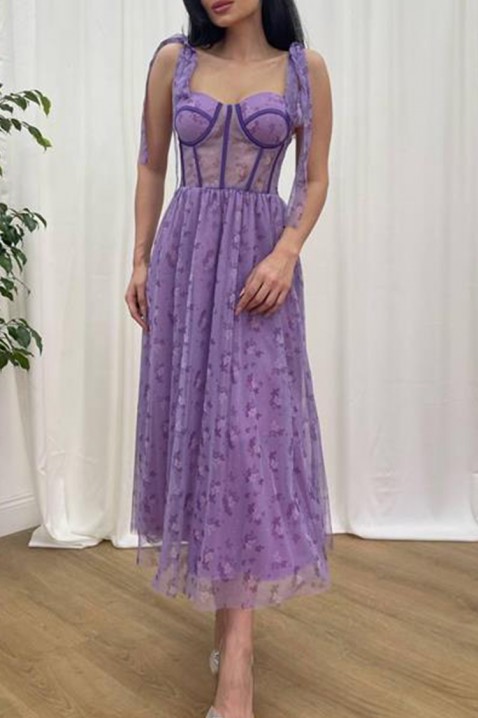 Rochie ESMRADA, Culoare: lila, IVET.RO - Reduceri de până la -80%