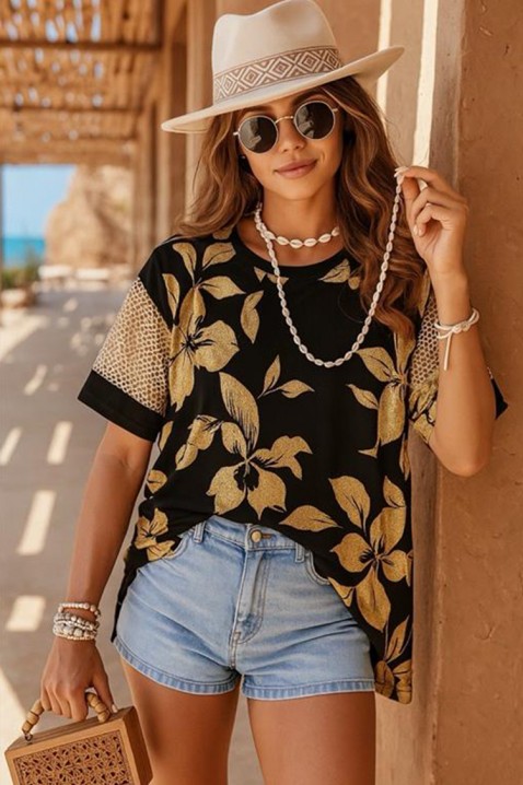 Tricou ERIKANA BLACK, Culoare: negru, IVET.RO - Reduceri de până la -80%