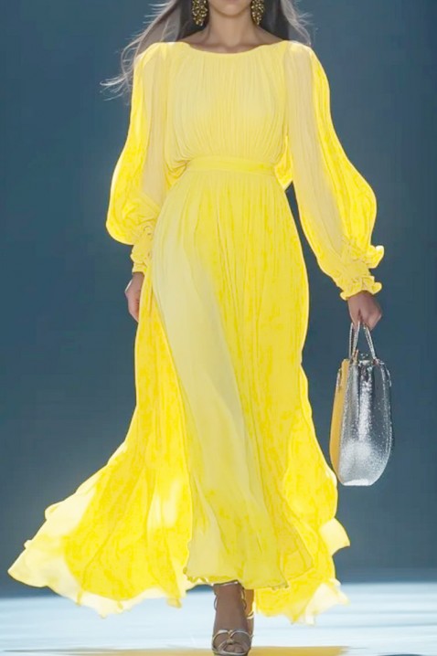 Rochie TAVERSIA, Culoare: galben, IVET.RO - Reduceri de până la -80%