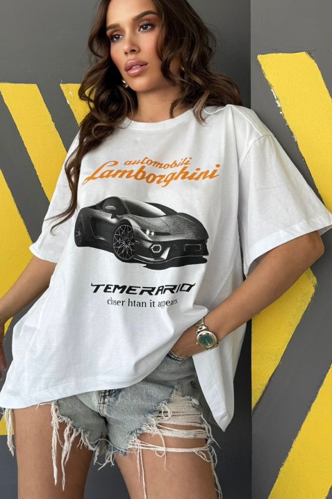 Tricou ZERFOLNA, Culoare: alb, IVET.RO - Reduceri de până la -80%