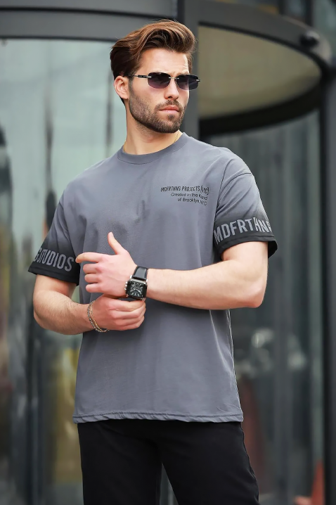 Tricou bărbați SHELVO GREY, Culoare: gri, IVET.RO - Reduceri de până la -80%
