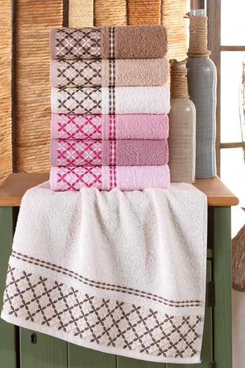 Prosop de mâini TRONEGA 50x90 cm - 6 buc, Culoare: multicolor, IVET.RO - Reduceri de până la -80%