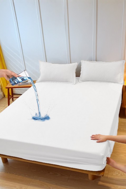 Cearșaf cu elastic MONDELGA WHITE 160х200 cm, Culoare: alb, IVET.RO - Reduceri de până la -80%