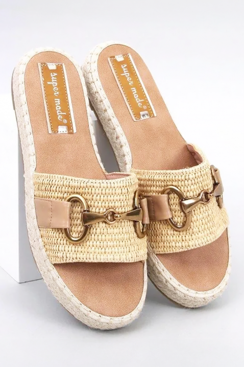 Papuci damă VILITA BEIGE, Culoare: bej, IVET.RO - Reduceri de până la -80%