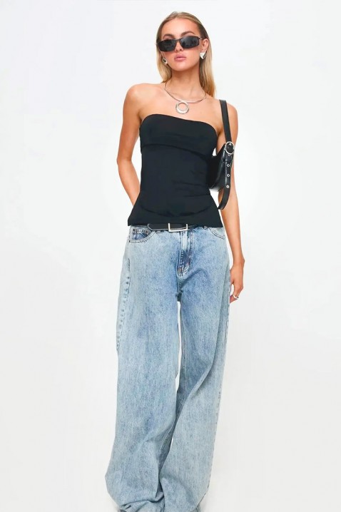 Top HUMERFA BLACK, Culoare: negru, IVET.RO - Reduceri de până la -80%