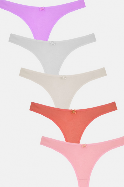 Set de 5 bucăți string SARXA, Culoare: multicolor, IVET.RO - Reduceri de până la -80%