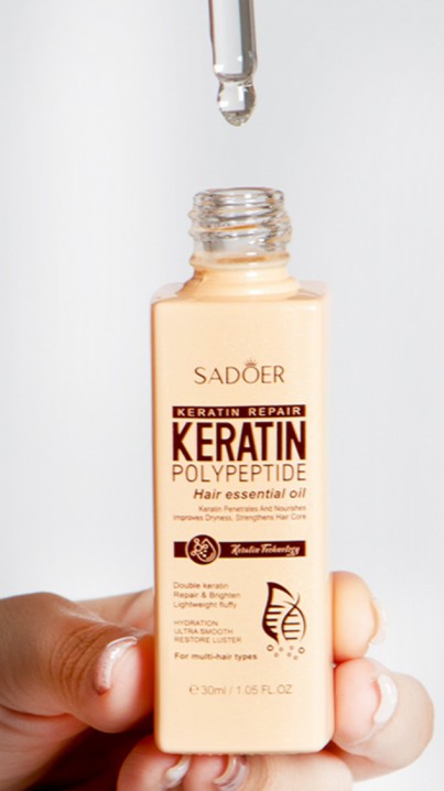 Ulei pentru păr SADOER Keratin Hair Repair OilIVET.RO - Reduceri de până la -80%